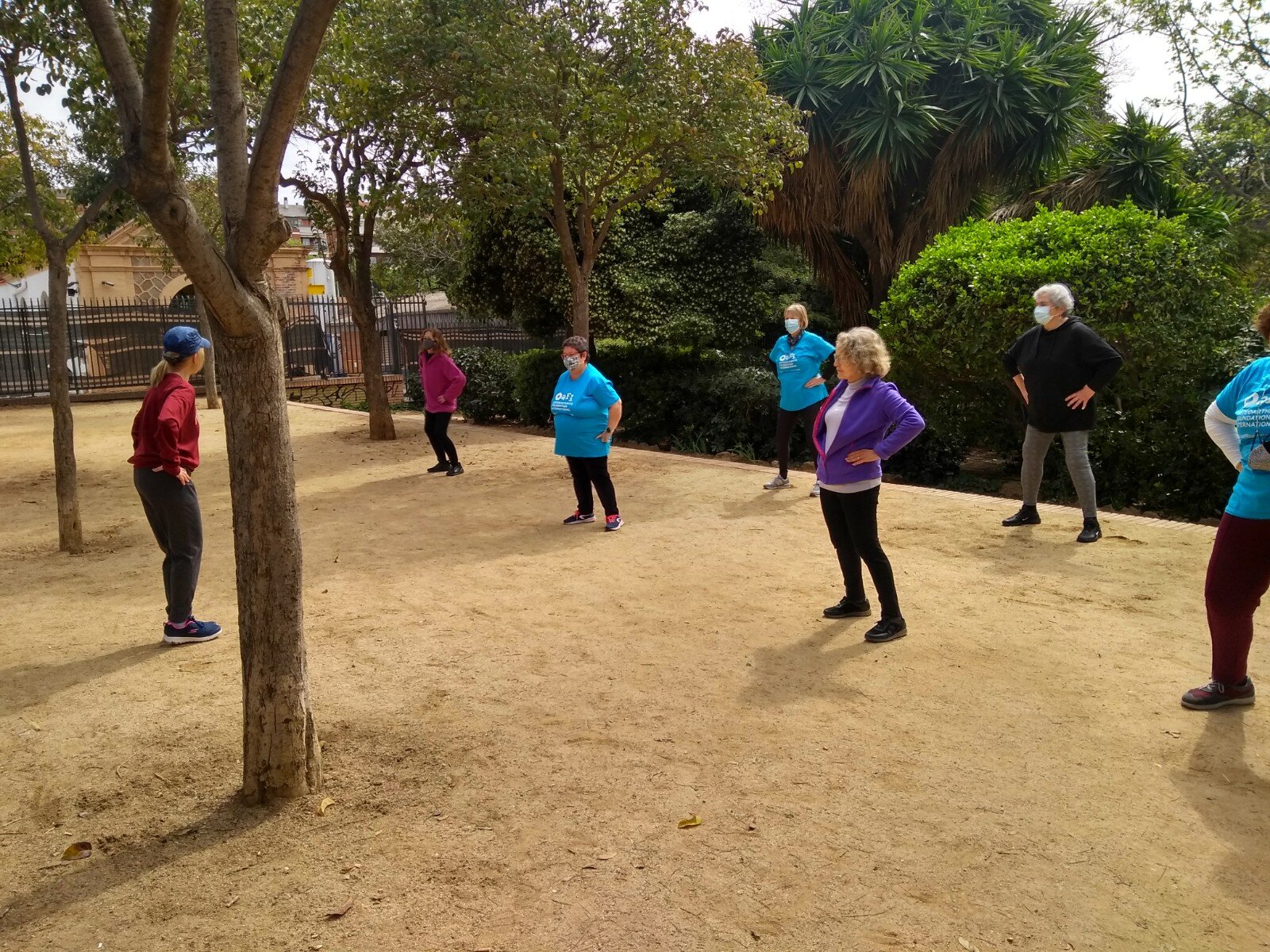 Practica Taichí para mejorar la artrosis en los parques de Barcelona con Montse Serlavós