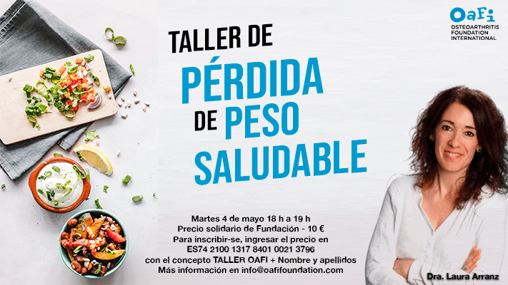 Taller online ‘Pérdida de peso saludable’ con la Dra. Laura Arranz