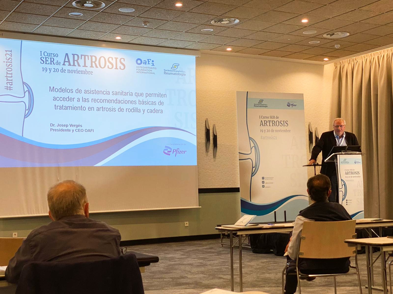 La Fundación OAFI participa en el i curso de artrosis de la Sociedad Española de Reumatología