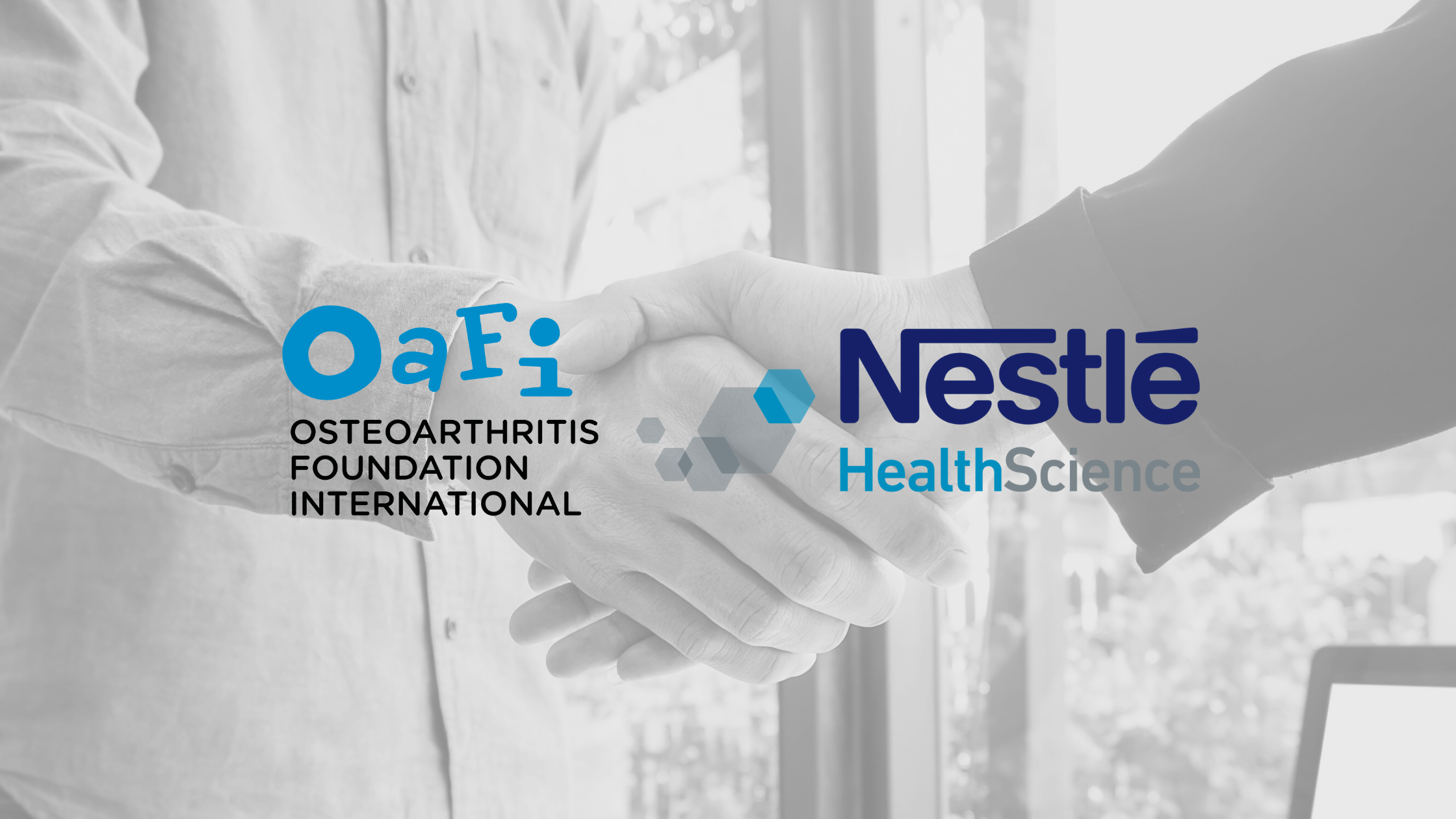 OAFI y Nestlé Health Science firman un acuerdo que incluye la perspectiva del paciente en el desarrollo de productos para la salud articular