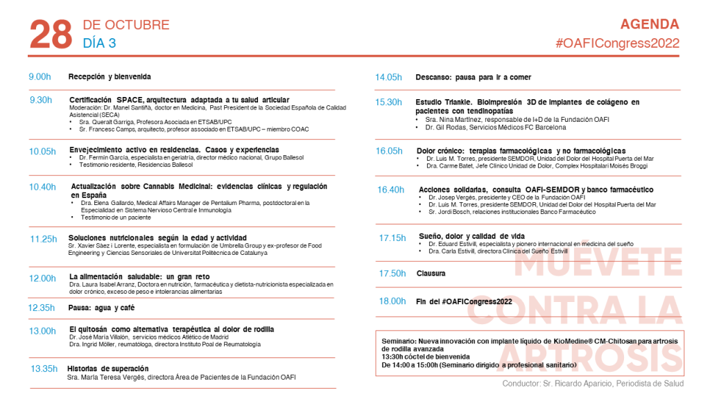 Agenda OAFI Congress 2022