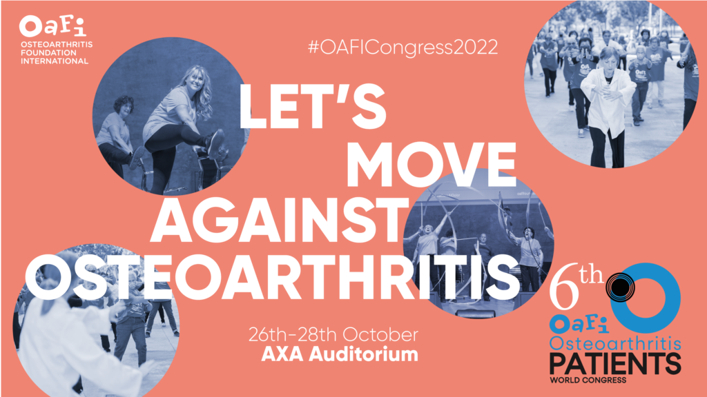 OAFI presents the 6th Osteoarthritis Patients World Congress