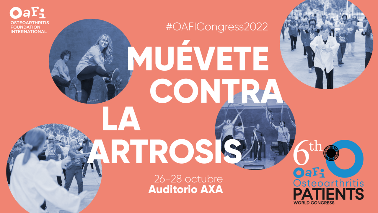 Presentamos el 6º Congreso Internacional de Pacientes con Artrosis